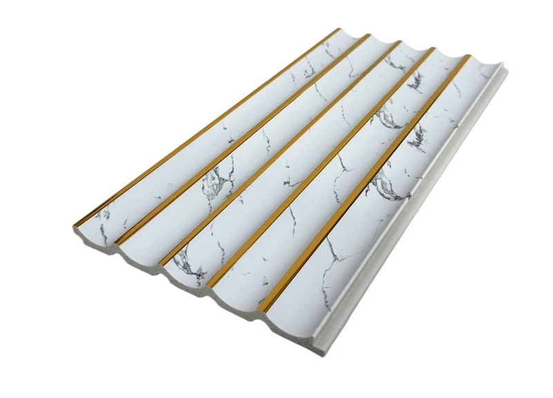 Painéis decorativos de ripas de grade PS