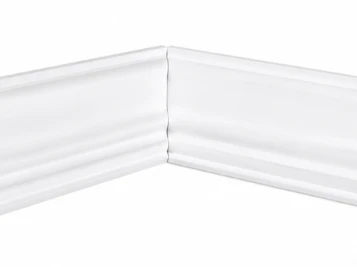 Rodapé PS moderno para acabamento interior elegante