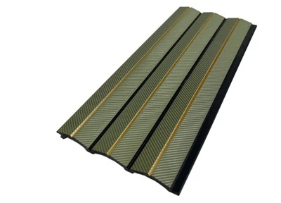 Painel de parede decorativo Olive Gold Groove PS